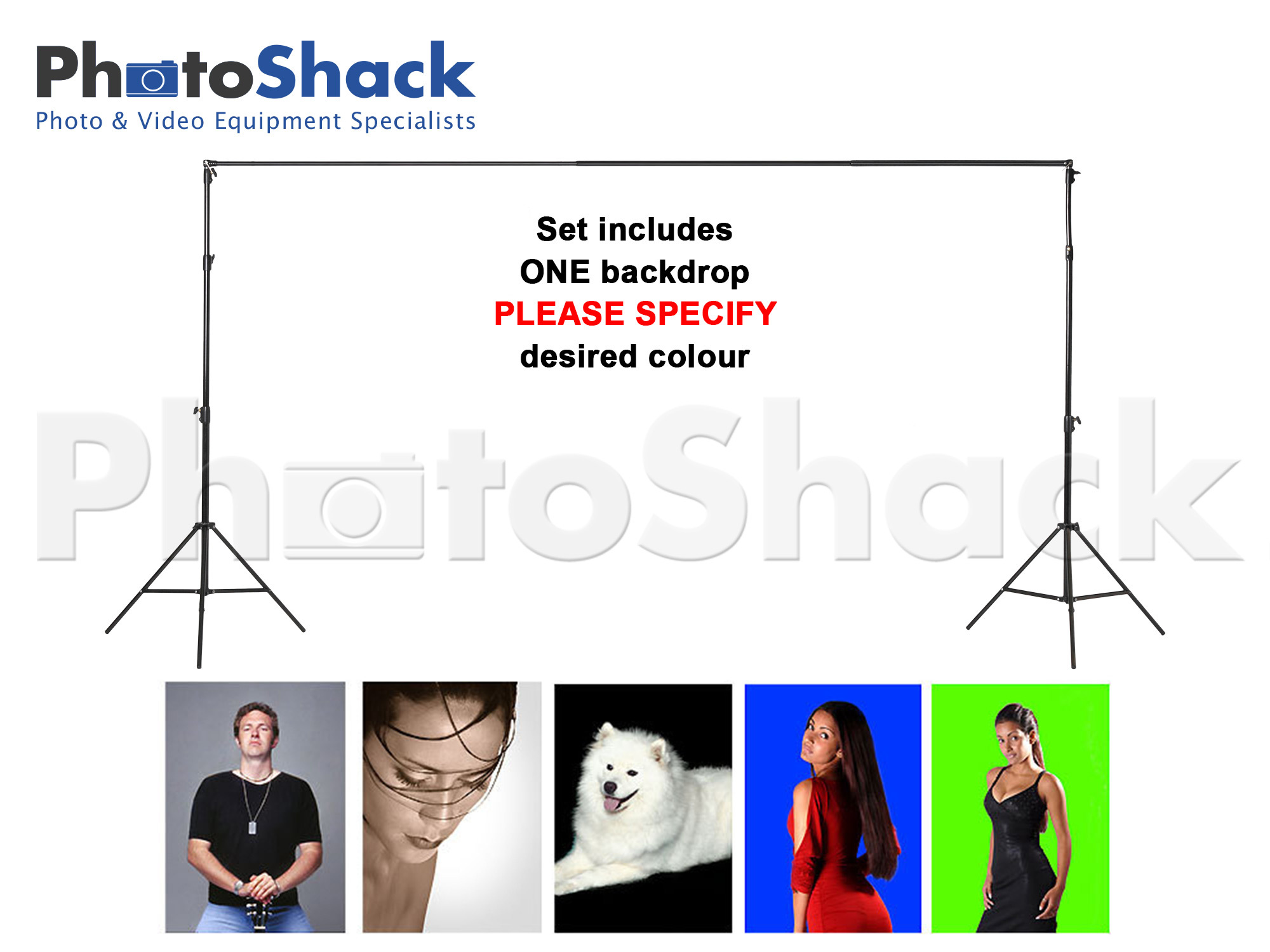 Photography Backdrop System + One Background 3m